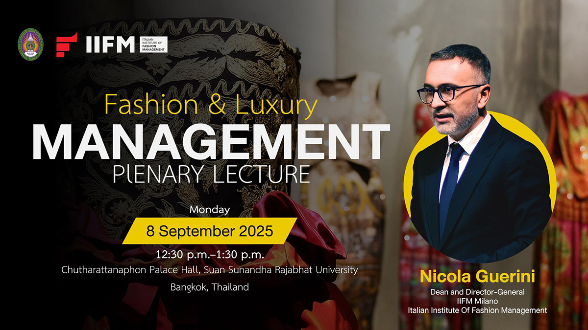 Fashion & Luxury Management Plenary Lecture Fashion & Luxury Management Plenary Lecture